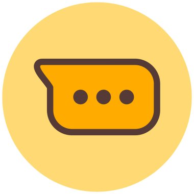 Yemek. Web simgesi basit illüstrasyon