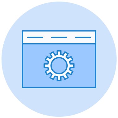 Ayarlama. Web simgesi basit illüstrasyon