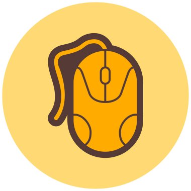 Fare. Web simgesi basit illüstrasyon