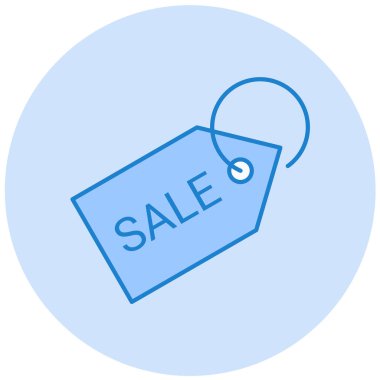 Etiket. Web simgesi basit illüstrasyon