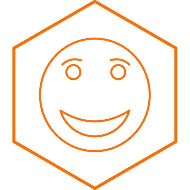 Gülen surat simgesi. emoji sembolü.