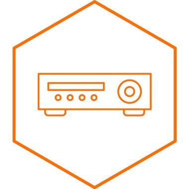 oyuncu simgesi, basit tasarım vektör çizimi