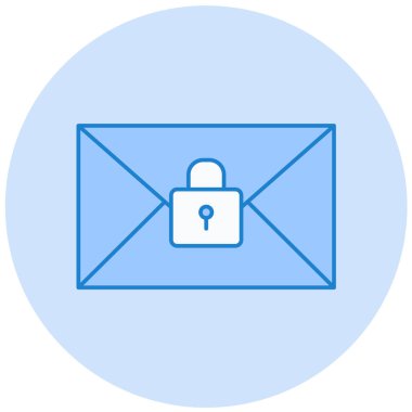 zarf e- posta düz vektör simgesi