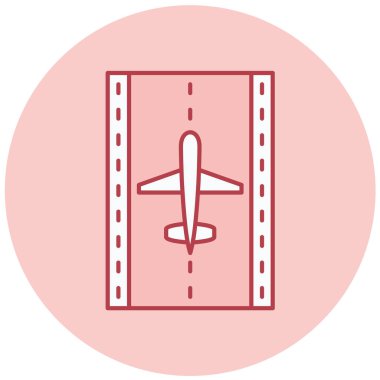 Uçak. Web simgesi basit illüstrasyon