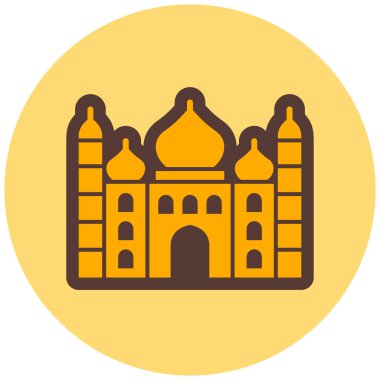 Cami. Web simgesi basit illüstrasyon