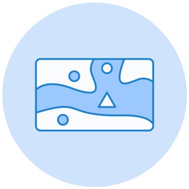 Düz tasarım simgesinin vektör illüstrasyonu