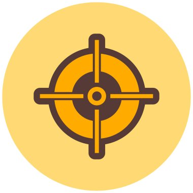 Hedef. Web simgesi basit illüstrasyon