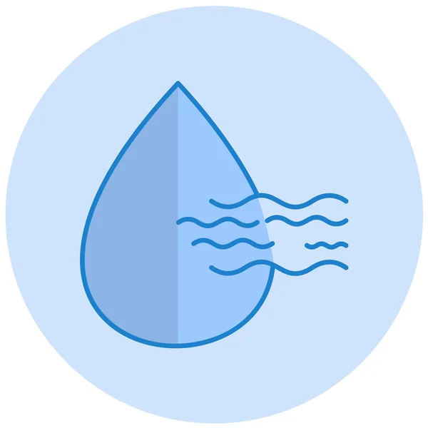Векторная Иллюстрация Капли Воды — стоковый вектор