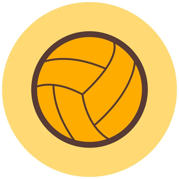 Pelota Icono Web Ilustración Simple — Archivo Imágenes Vectoriales