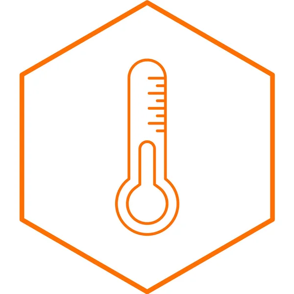 温度計のアイコン ベクターイラスト — ストックベクタ