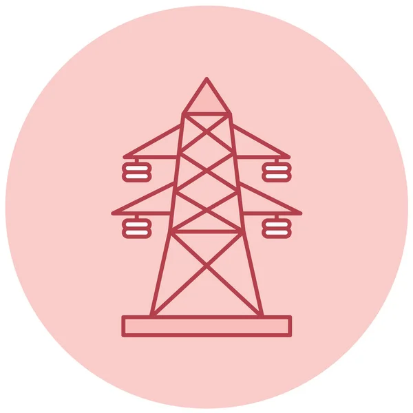 Power Station Simple Design — Stok Vektör