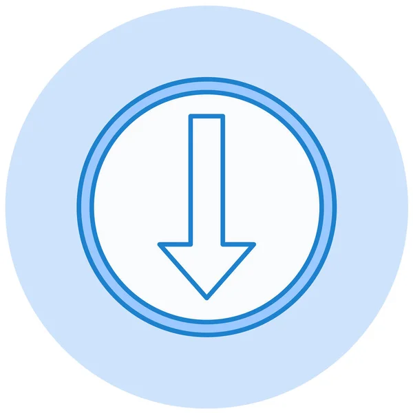 Direction Modern Icon Vector Illustration — Stock Vector