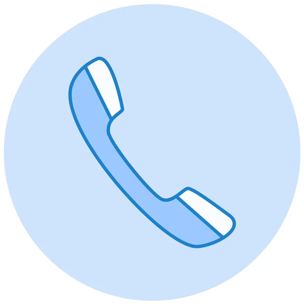 Телефон Веб Іконка Проста Ілюстрація — стоковий вектор