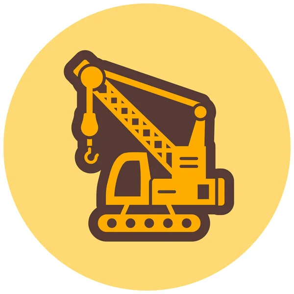 Construction Web Icon Simple Illustration — Stock Vector