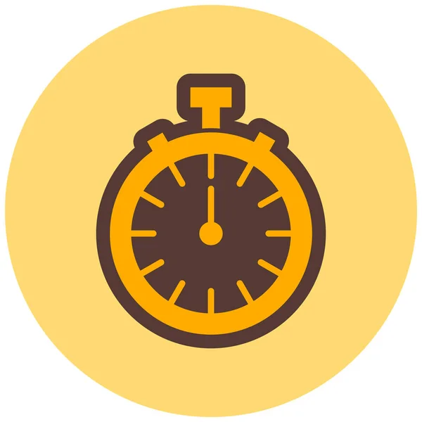 Stopwatch Web Icon Simple Illustration — Stock Vector