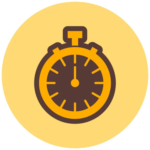 Stopwatch Web Icoon Eenvoudige Illustratie — Stockvector