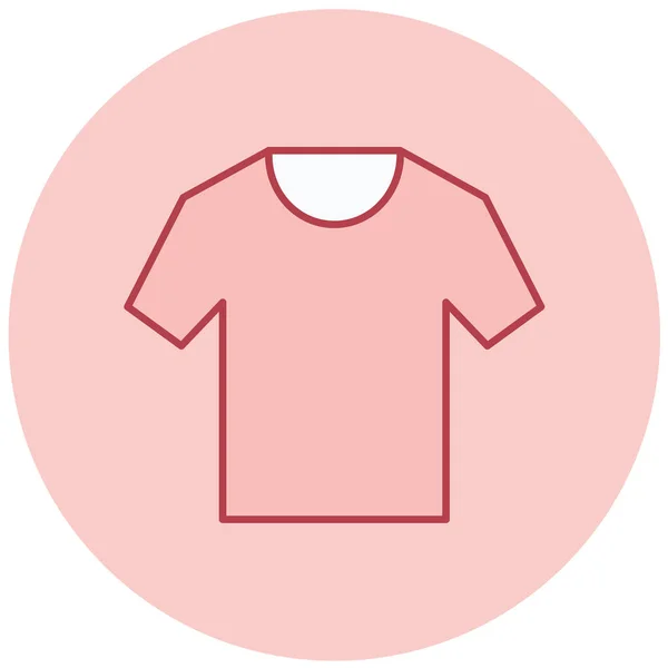 Maglietta Vestiti Moda Abbigliamento Illustrazione Vettoriale — Vettoriale Stock