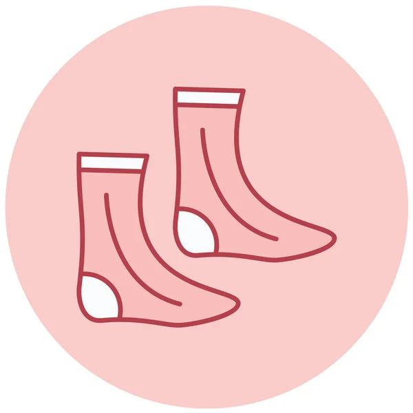 Унікальні Шкарпетки Векторна Ілюстрація — стоковий вектор
