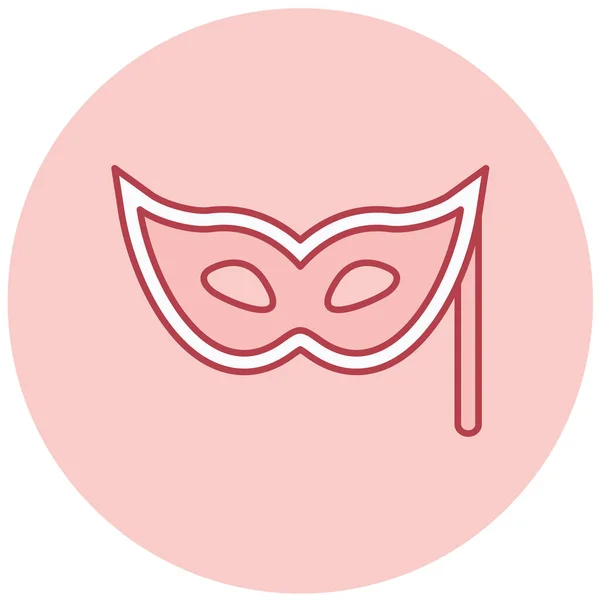 Masque Icône Web Illustration Simple — Image vectorielle