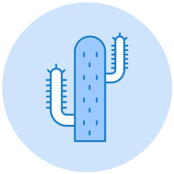 Cactus Web Icon Simple Illustration — Stock Vector