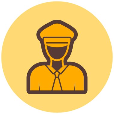 avatar. Web simgesi basit illüstrasyon