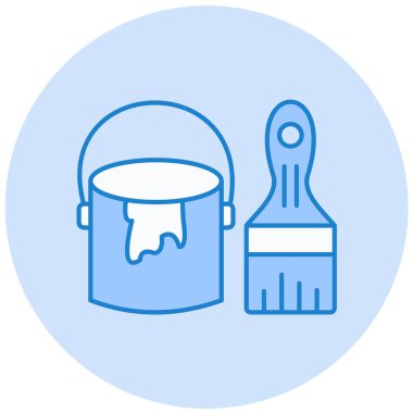 boya modern simge vektör illüstrasyonu