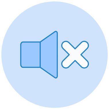 Ses. Web simgesi basit illüstrasyon