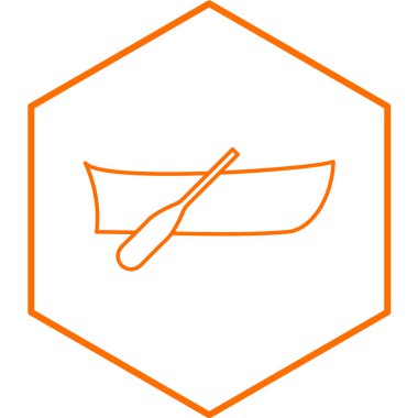 Tekne simgesinin vektör illüstrasyonu