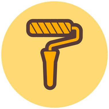 Boya silindiri. Basit resimleme