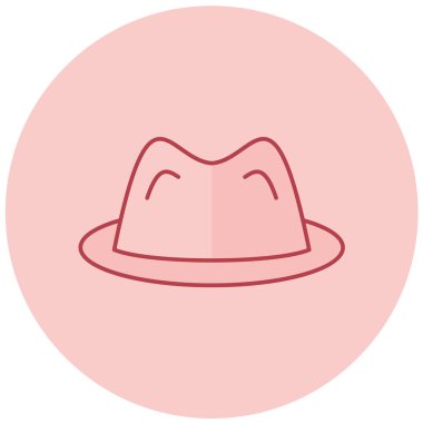 Şapka. Web simgesi basit illüstrasyon