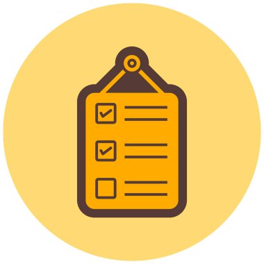 Pano. Web simgesi basit illüstrasyon