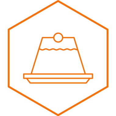 Pasta Simgesinin Vektör illüstrasyonu