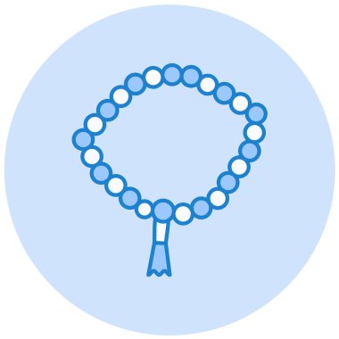 Kolye. Web simgesi basit illüstrasyon