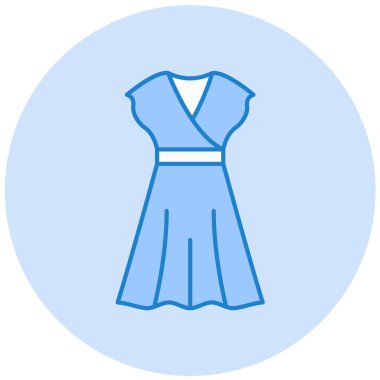 Elbise. Web simgesi basit illüstrasyon