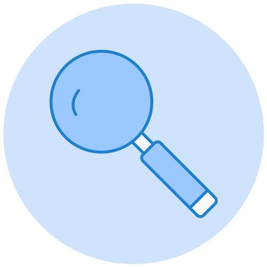 büyütme cam vektör simgesi