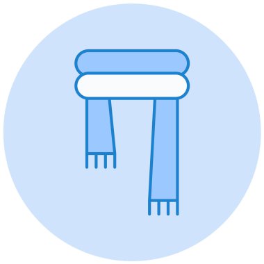 Modern kumaş simgesinin vektör illüstrasyonu