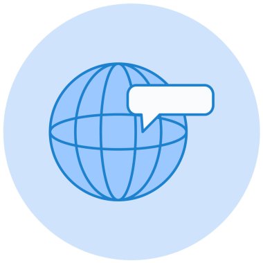 mesaj modern ikon vektör illüstrasyonu