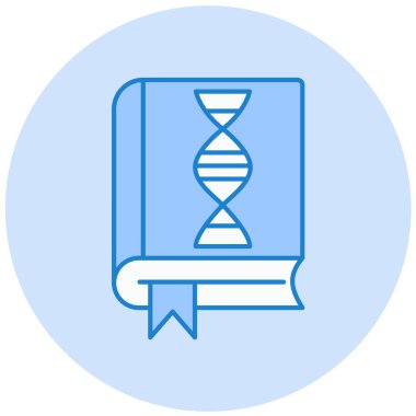 DNA simgesi vektör illüstrasyonu