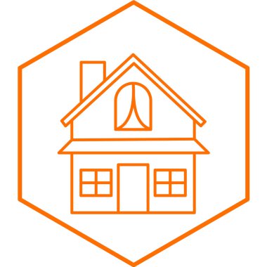 ev simgesi vektör illüstrasyonu