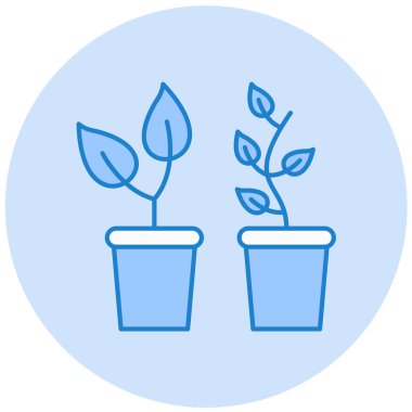 Bahçıvanlık modern ikon vektör illüstrasyonu