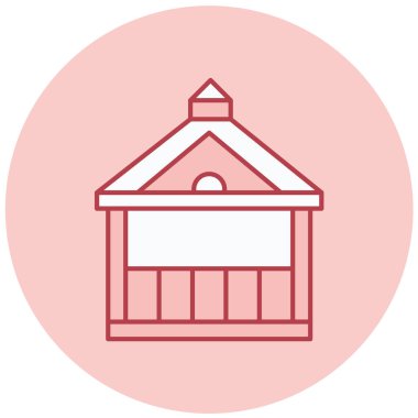 Yapı simgesinin vektör illüstrasyonu