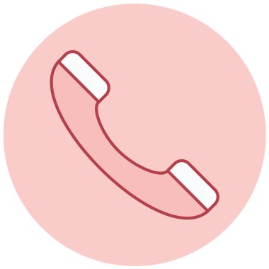 - Telefon. Web simgesi basit illüstrasyon