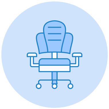 sandalye simgesi, basit tasarım vektör çizimi