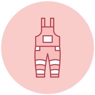 Tulumlar. Web simgesi basit illüstrasyon