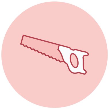 Gördüm. Web simgesi basit illüstrasyon