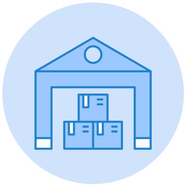 servis vektör simgesi modern basit illüstrasyon