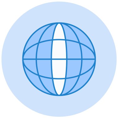 küresel ağ. Basit resimleme