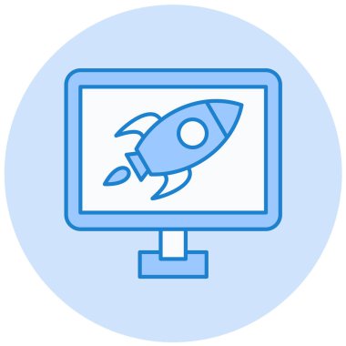 başlangıç vektör simgesi modern basit tasarım