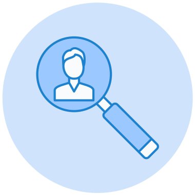 Arama simgesi vektör illüstrasyonu