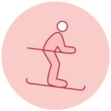 Kayak. Web simgesi basit illüstrasyon